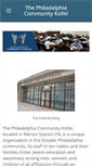 Mobile Screenshot of phillykollel.org