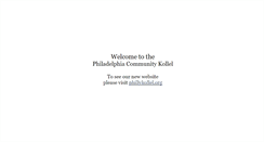 Desktop Screenshot of phillykollel.com